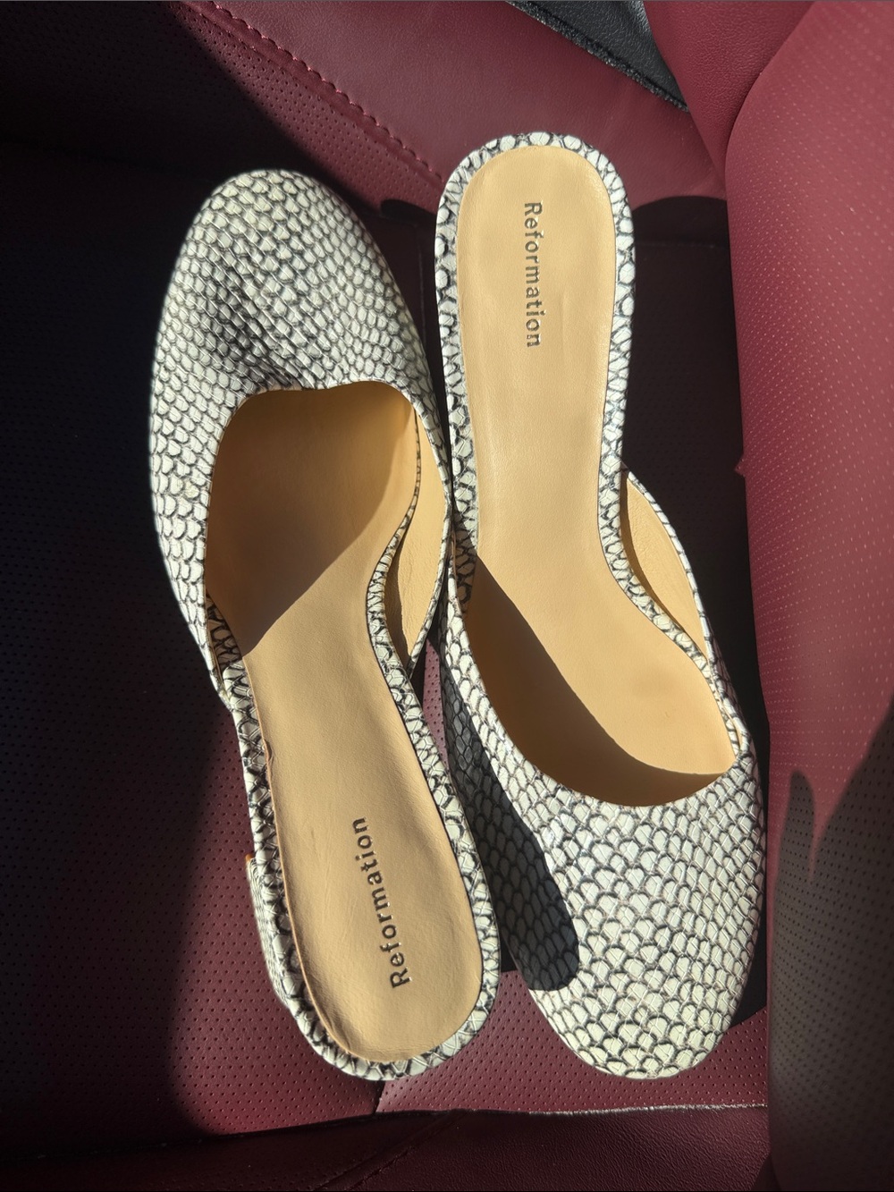 Reformation Marina Block Heel